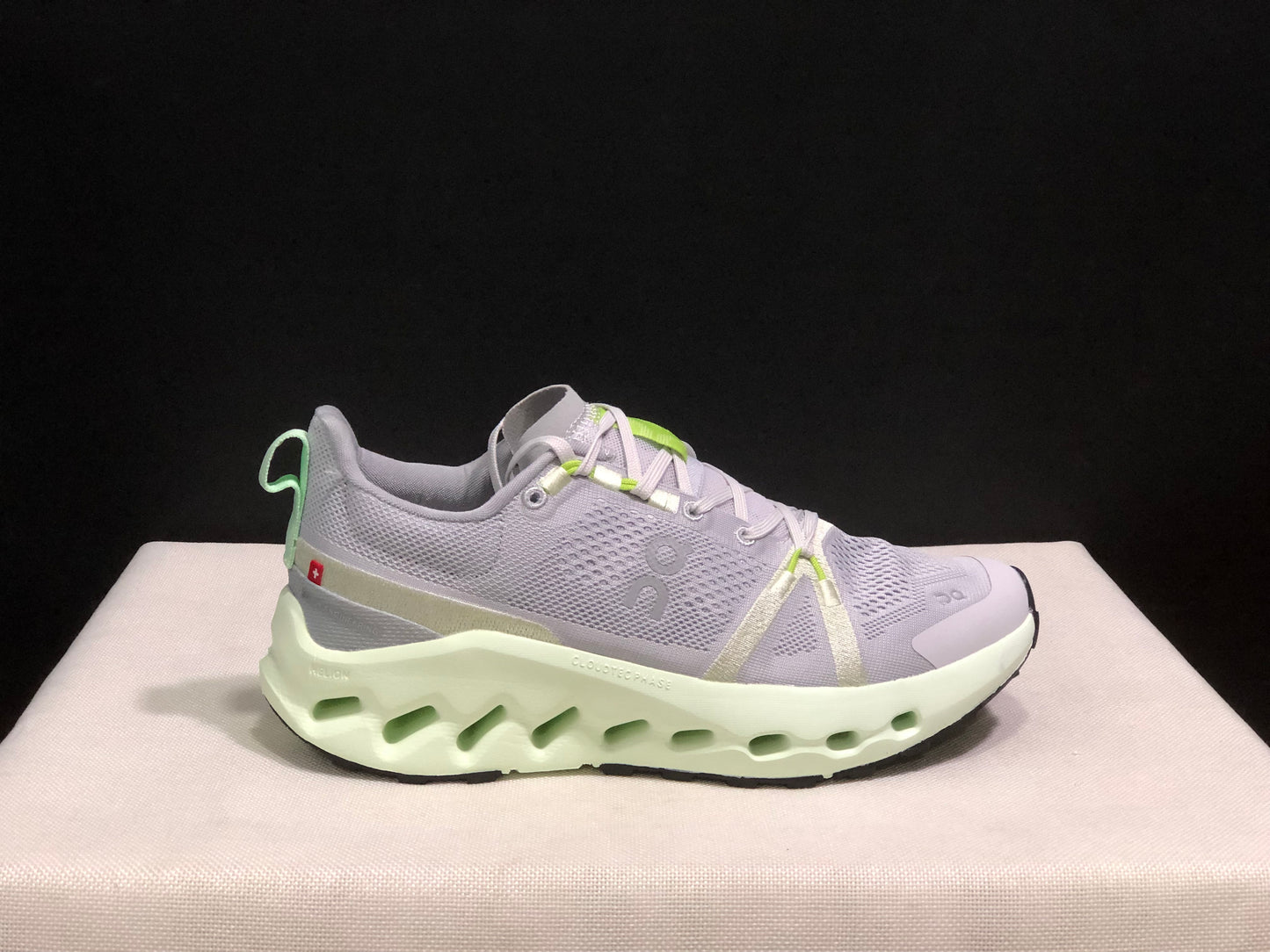 On Running Cloudsurfer Trail Waterproof Comfortable And Breathable Running Shoes Frost/Lima