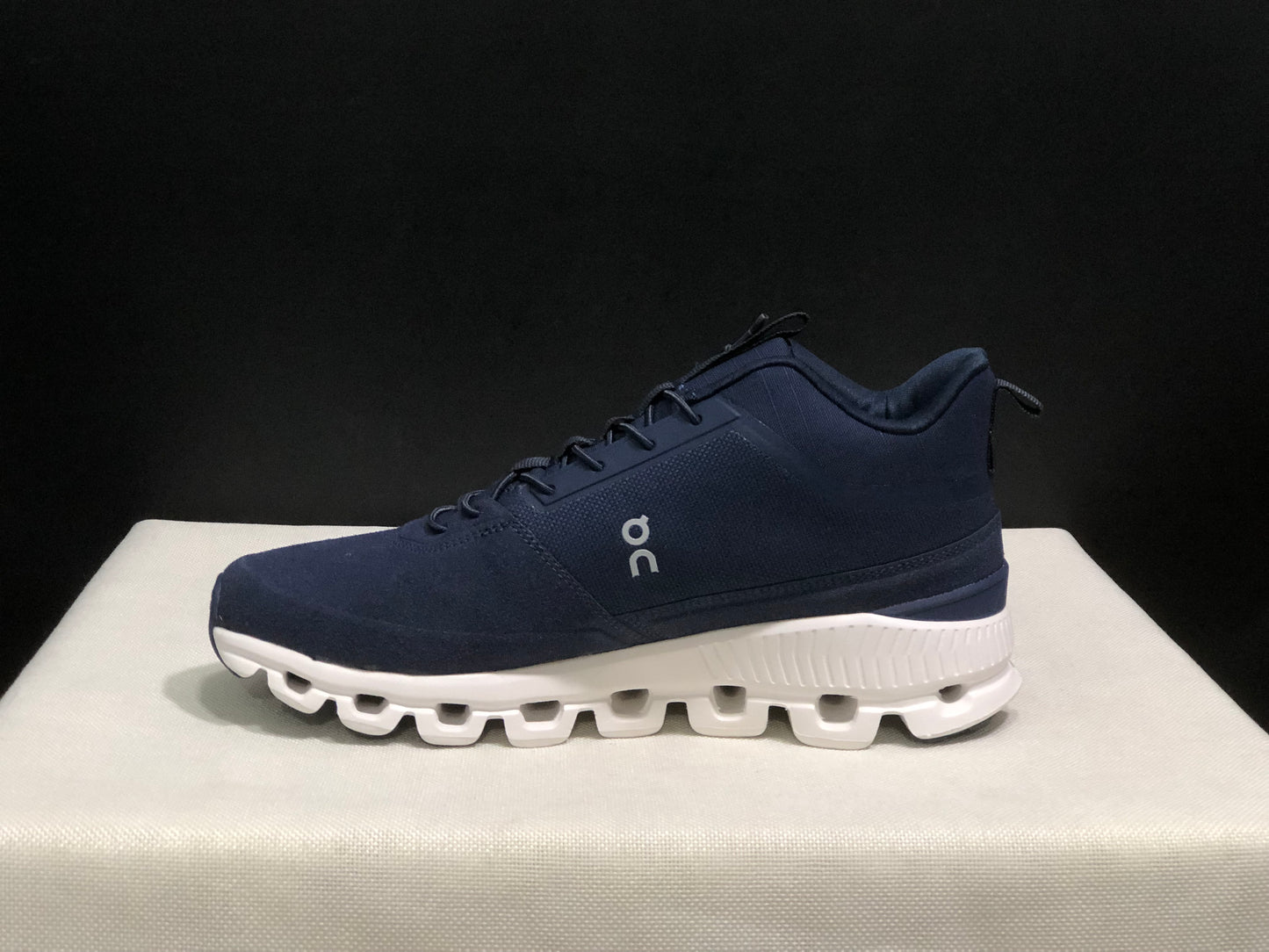 On Running Cloud Hi Edge Outdoor Training Running Shoes Dark Blue/White