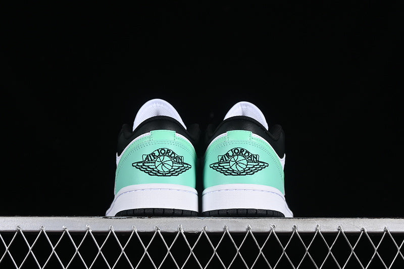 Nike Air Jordan 1 Low Mint Green Black White Sneakers