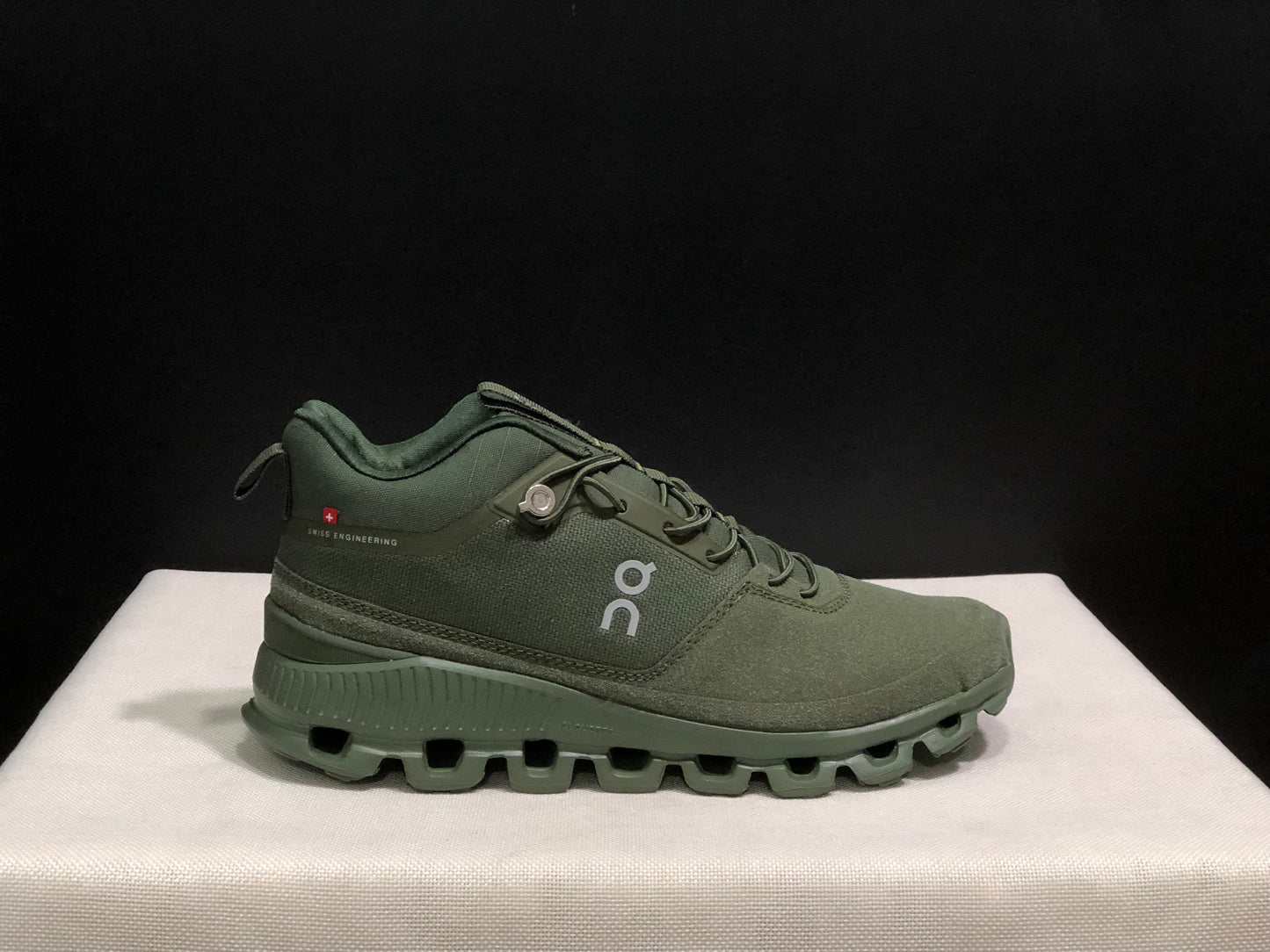 On Running Cloud Hi Edge Outdoor Training Running Shoes Forest Green