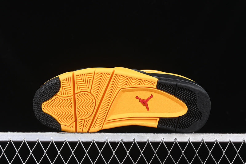 Nike Air Jordan 4 Bruce Lee Remastered Black Yellow Sneakers