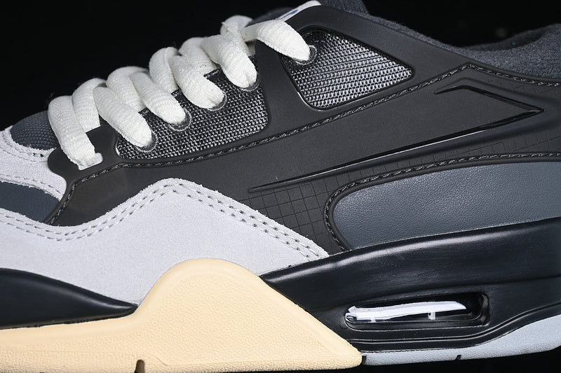 Nike Air Jordan 4 Remastered Light Grey Dark Smoke Grey Sneakers