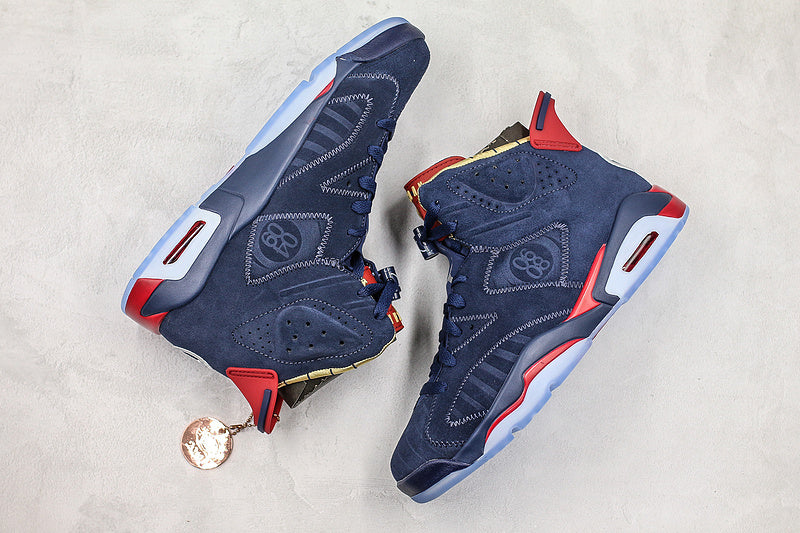 Nike Air Jordan 6 Retro 2019 Doernbecher Midnight Navy Sneakers