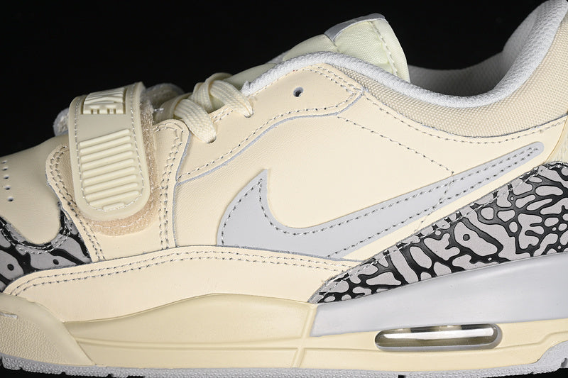 Nike Air Jordan Legacy 312 Low Black Cement Beige Sneakers