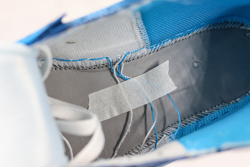 Nike Air Jordan 1 Retro Off-White High Blue White Sneakers