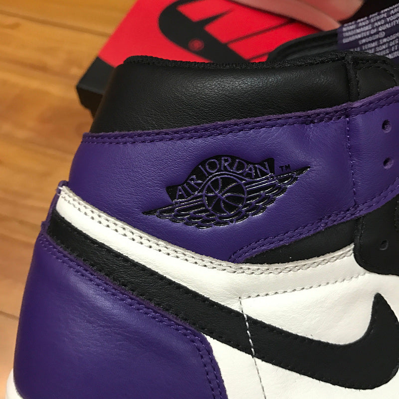 Nike Air Jordan 1 Retro OG High Court Purple Black Sneakers