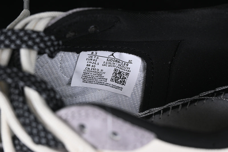 Travis Scott Fragment Design Nike Air Jordan 1 Low OG SP Grey White Black Sneakers