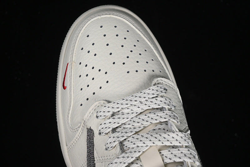 Nike Air Jordan 1 Low Supreme Travis Scott Fragment Design OG SP Grey White Sneakers