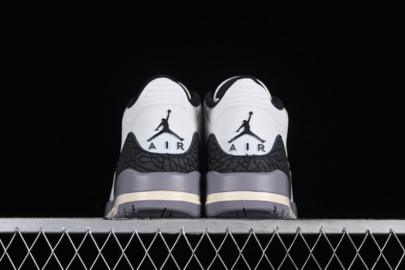 Nike Air Jordan 3 Retro Cement Grey White Sneakers