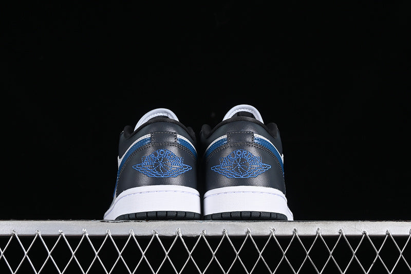 Nike Air Jordan 1 Low Anthracite Neutral Grey White Industrial Blue Sneakers