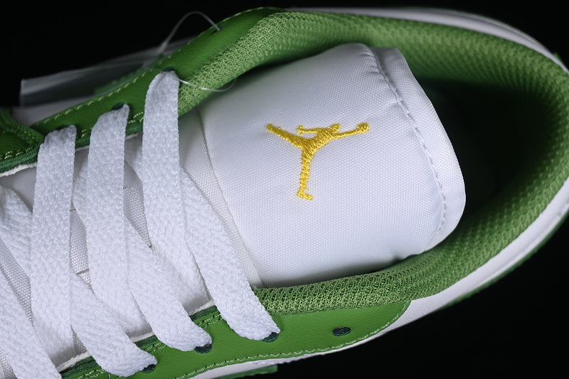 Nike Air Jordan 1 Low White Green Sneakers