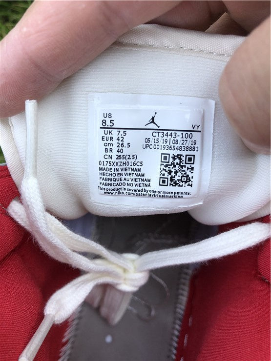 Nike Air Jordan 1 Mid PRM x SNS Sneakersnstuff Red Grey Sneakers