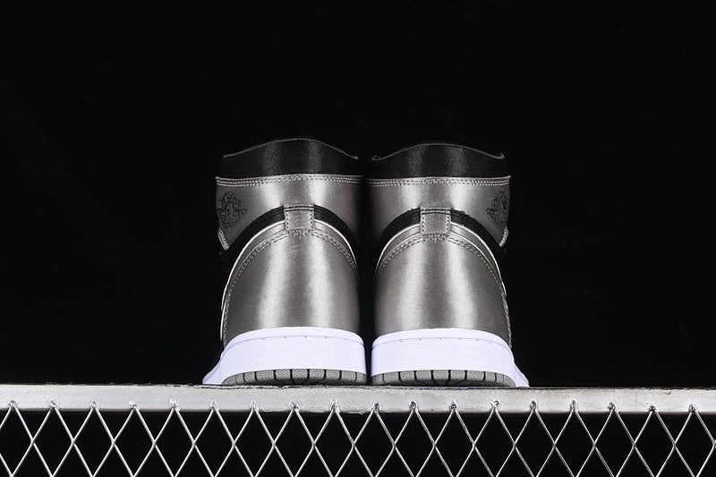 Nike Air Jordan 1 High OG Satin Shadow Black Medium Grey Sneakers