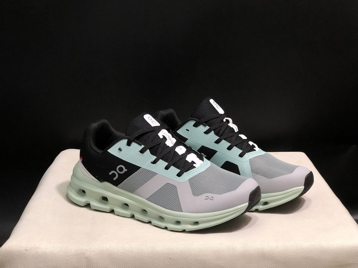 On Running Cloudrunner Anti-Slip Sports Running Shoes Alloy/Moss