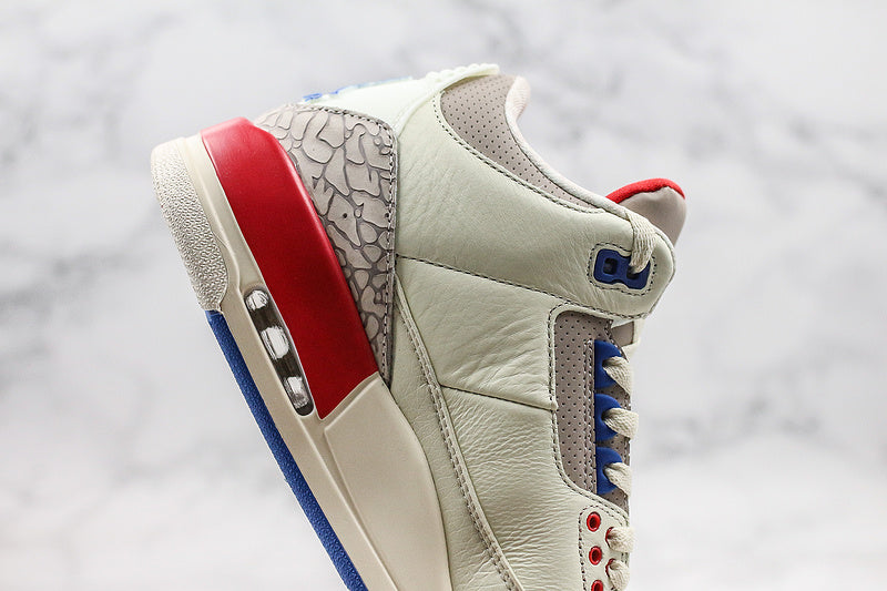Nike Air Jordan 3 Retro International Flight 2018 White Multicolor Sneakers