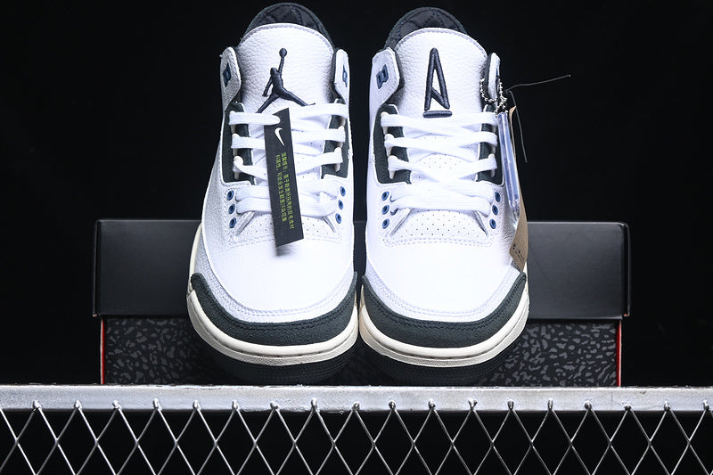 Nike Air Jordan 3 Retro OG SP Anthracite Diffused Blue White Sneakers