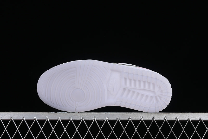 Nike Air Jordan 1 Low SE GS White Ice Blue Summit Pink Sneakers