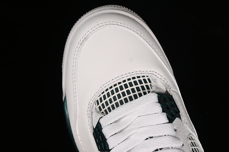 Nike Air Jordan 4 Retro Oxidized Green White Sneakers