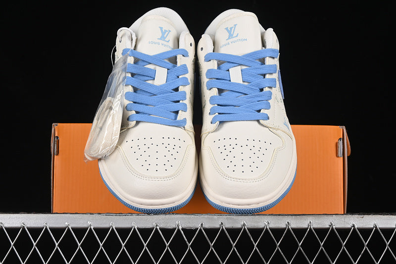 Nike Air Jordan 1 Low LV Sky Blue White Sneakers