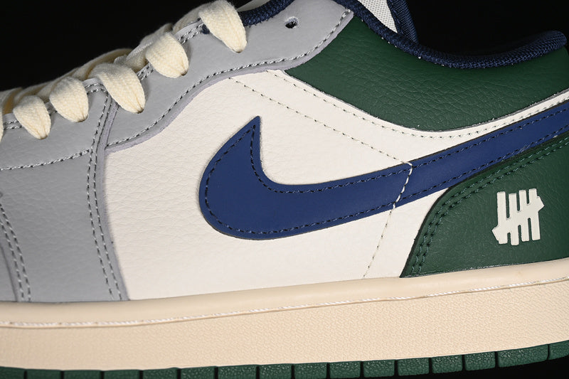 Nike Air Jordan 1 Low UN Green Sole White Grey Blue Multicolour Sneakers