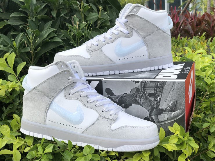 Nike Dunk High Slam Jam White Pure Platinum Sneakers