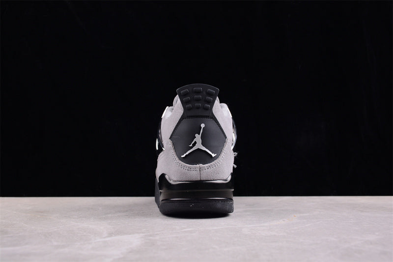 Nike Air Jordan 4 Retro LightI Iron Ore Sail Neutral Grey Black Sole Sneakers