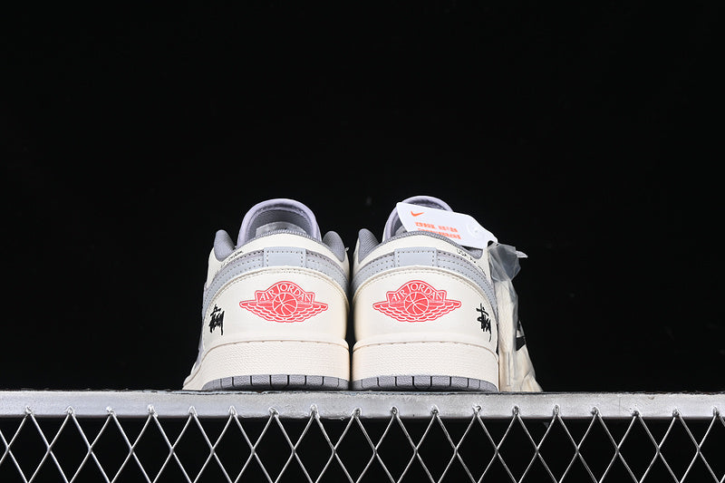Nike Air Jordan 1 Low Off White Grey Sneakers