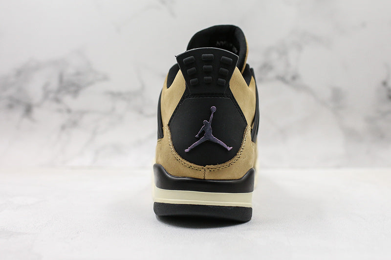 Nike Air Jordan 4 Retro Pale Ivory Black Sneakers