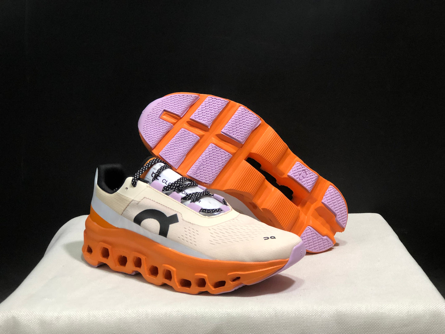 On Running Cloudmonster Anti-Slip Running Shoes Yellow Tan/Orange