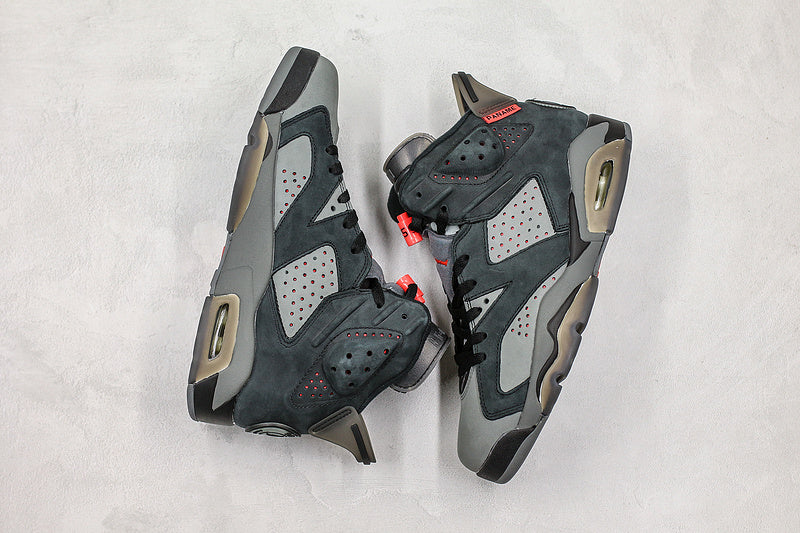 Nike Air Jordan 6 Retro Paris Saint-Germain Iron Grey Sneakers