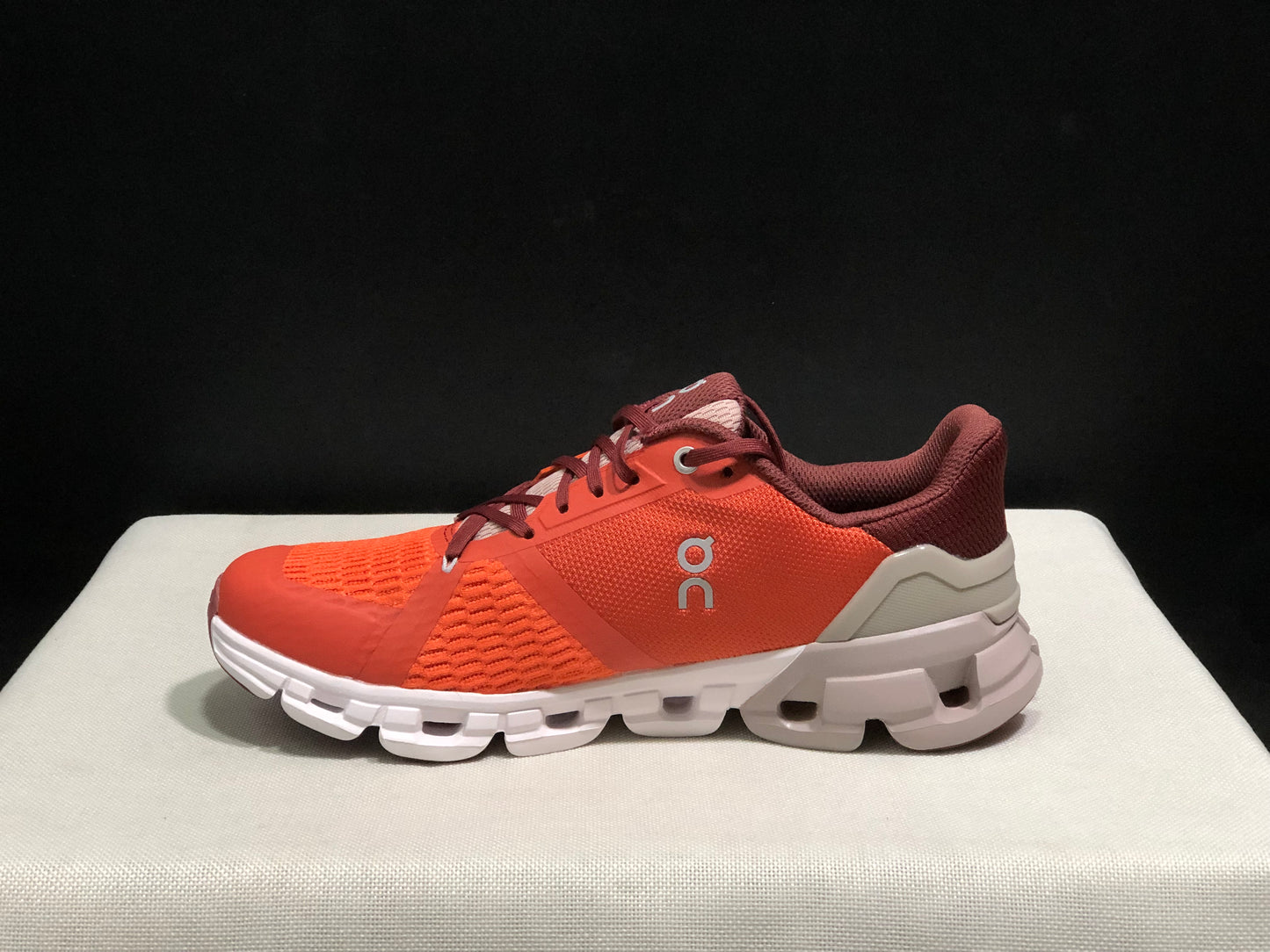 On Running Cloudflyer Shock-Absorbing Running Shoes Flame Red