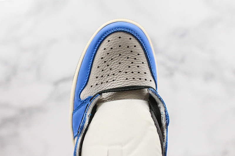Nike Air Jordan 1 Retro OG x Travis Scott High White Blue Sneakers