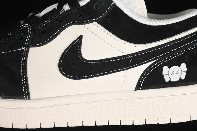 Nike Air Jordan 1 Low Black White Casual Sports Shoes
