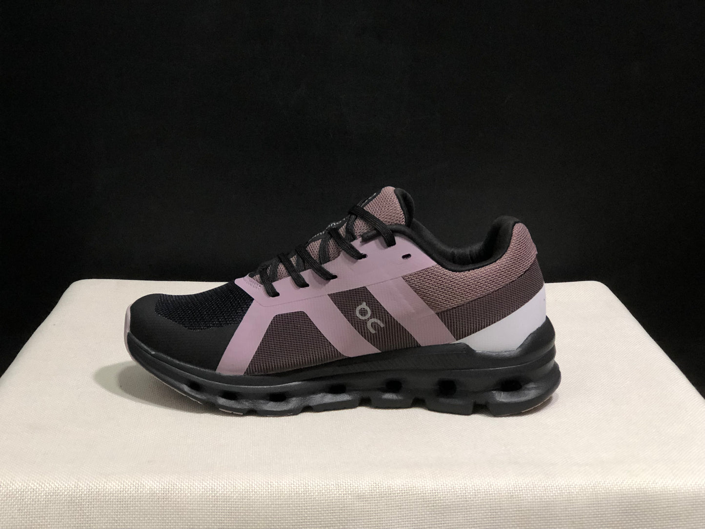 On Running Cloudrunner Anti-Slip Sports Running Shoes Black/Grape