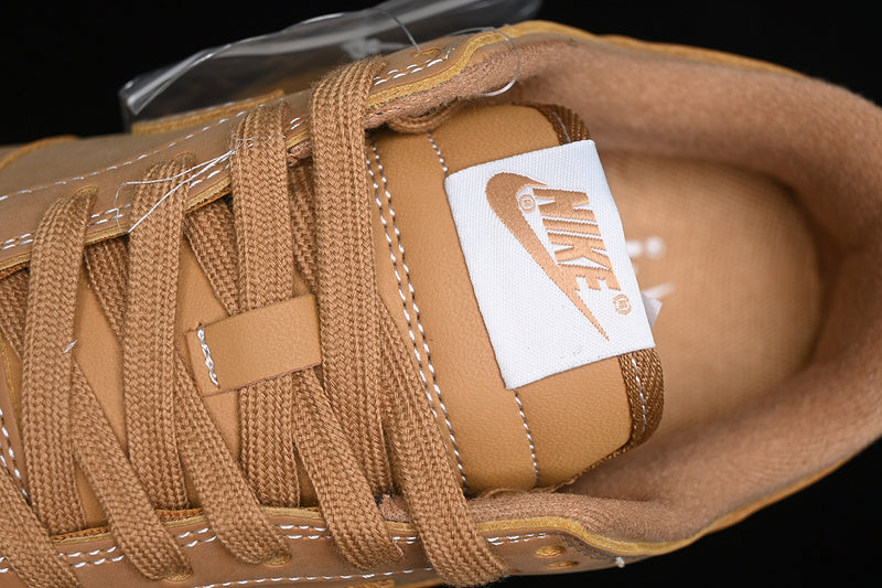 Nike Air Jordan 1 Low Wheat Color Brown Sneakers