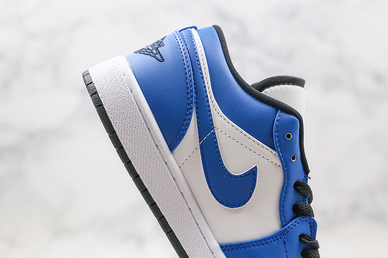 Nike Air Jordan 1 Low Blue White Sneakers