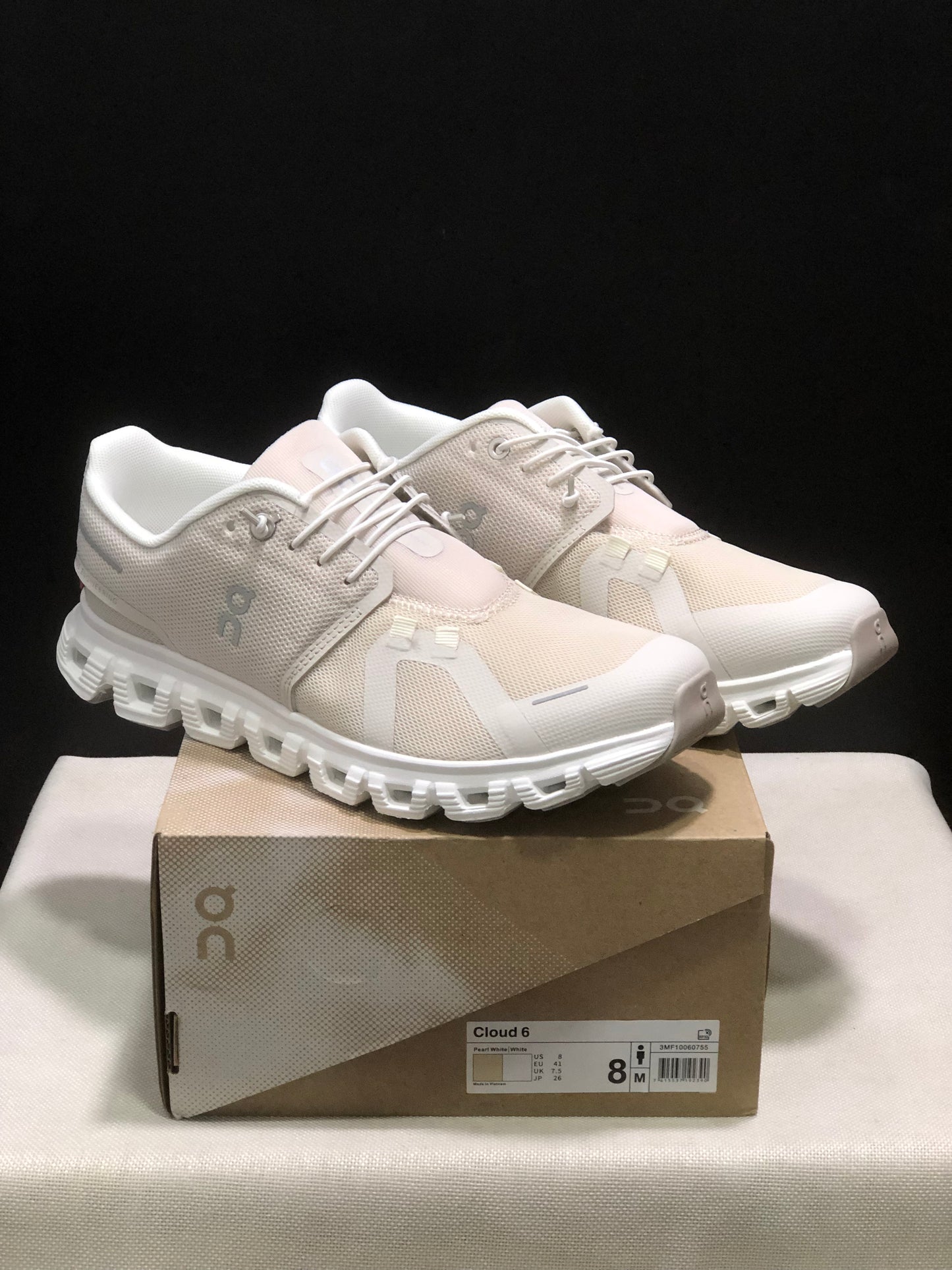 On Running Cloud 6 Casual Life Shoes Pearl White