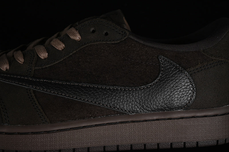 Nike Air Jordan 1 Low OG Travis Scott Dark Mocha Brown Sneakers