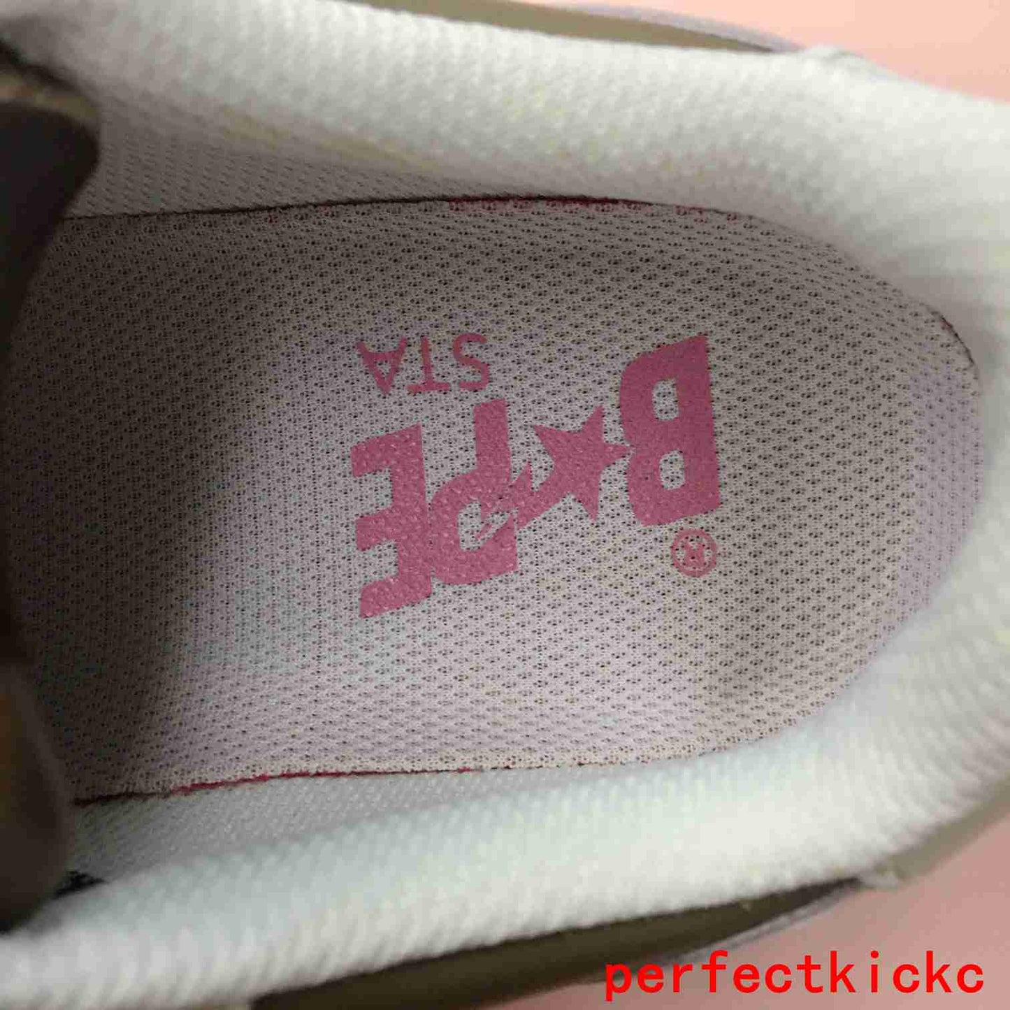 A Bathing Ape Bape Court Sta Brown Pink