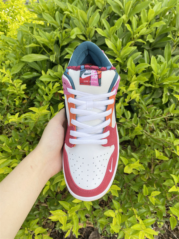 Nike SB Dunk Low Parra Blue Red Mandarin Duck Shoes