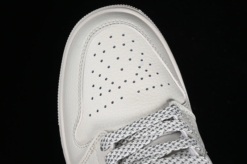 Nike Air Jordan 1 Low Supreme White Sneakers