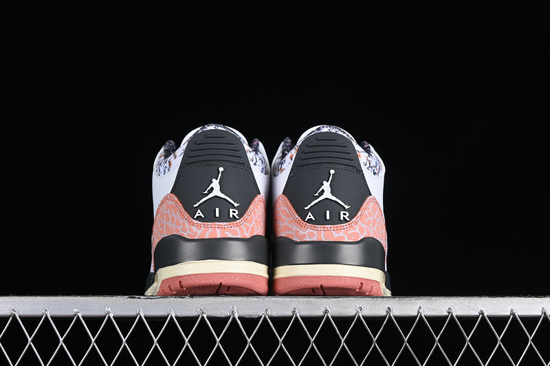 Nike Air Jordan 3 Retro GS White Anthracite Red Stardust Sneakers