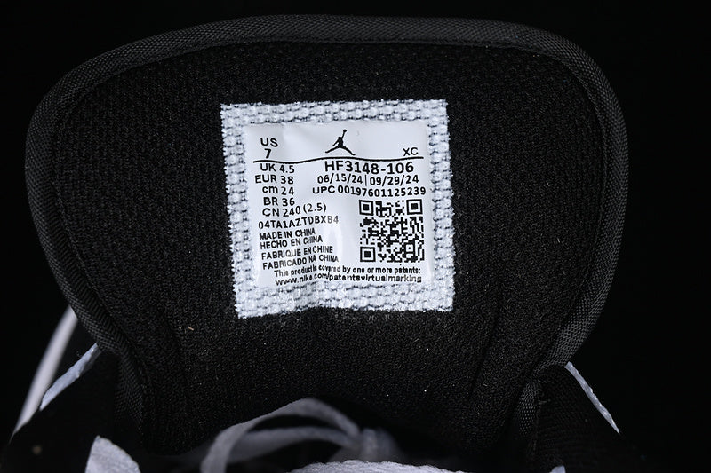 Nike Air Jordan 1 Low Black White Grey Casual Sneakers