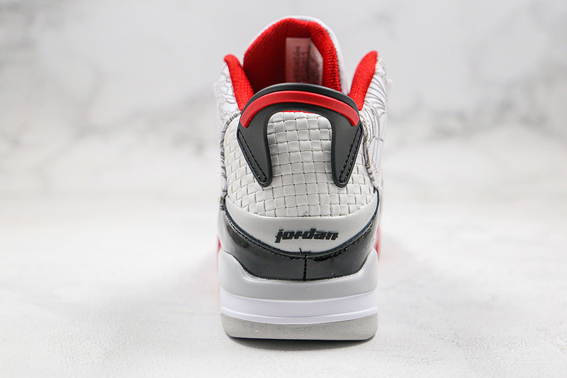 Nike Air Jordan Dub Zero White True Red Black Sneakers