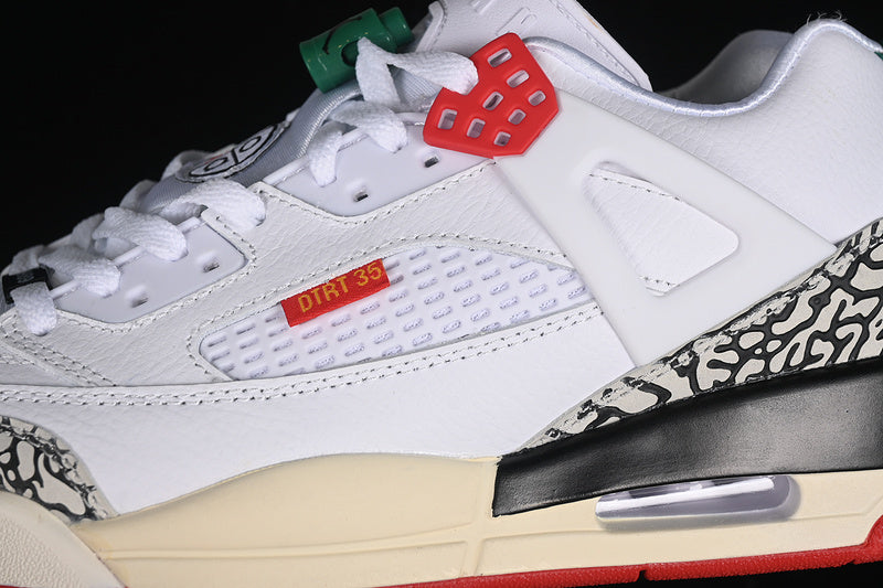 Nike Air Jordan Spizike Low Cement Grey White Sneakers