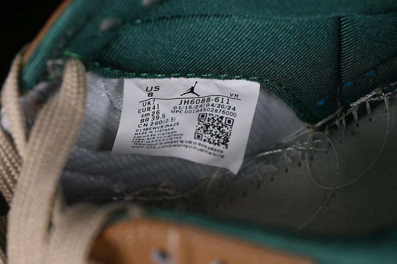 Nike Air Jordan 1 Low Travis Scott Fragment Design Grey Brown Green Multicolour Sneakers