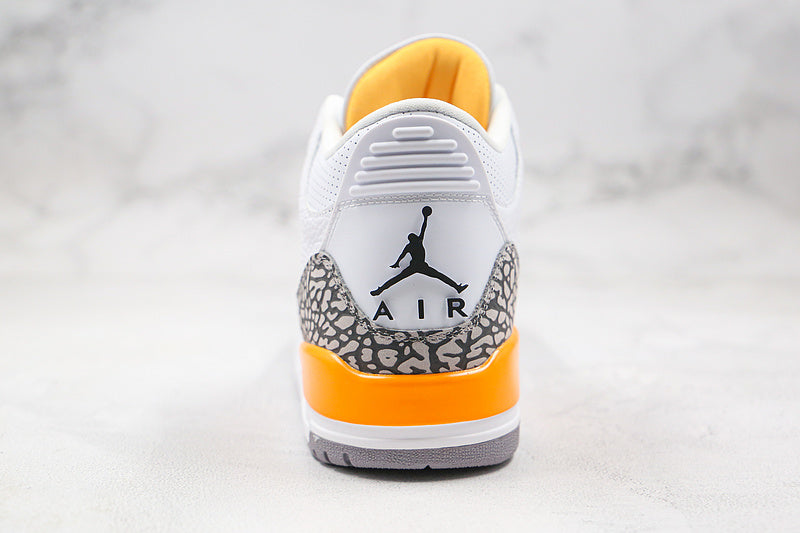 Nike Air Jordan 3 Retro Lakers Laser Orange Sneakers