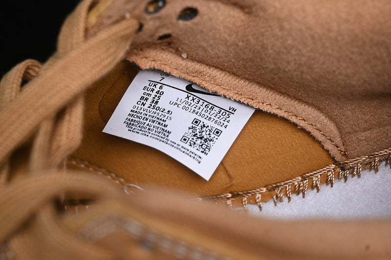 Nike Air Jordan 1 Low Wheat Color Brown Sneakers