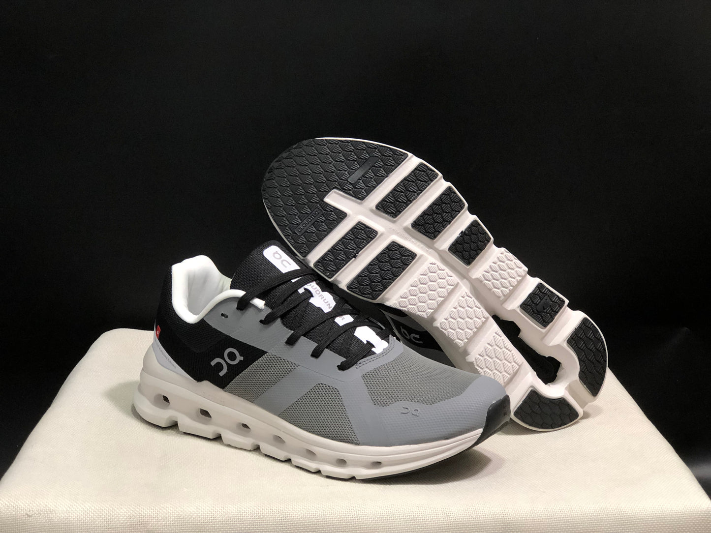 On Running Cloudrunner Anti-Slip Sports Running Shoes Eclipse/Black