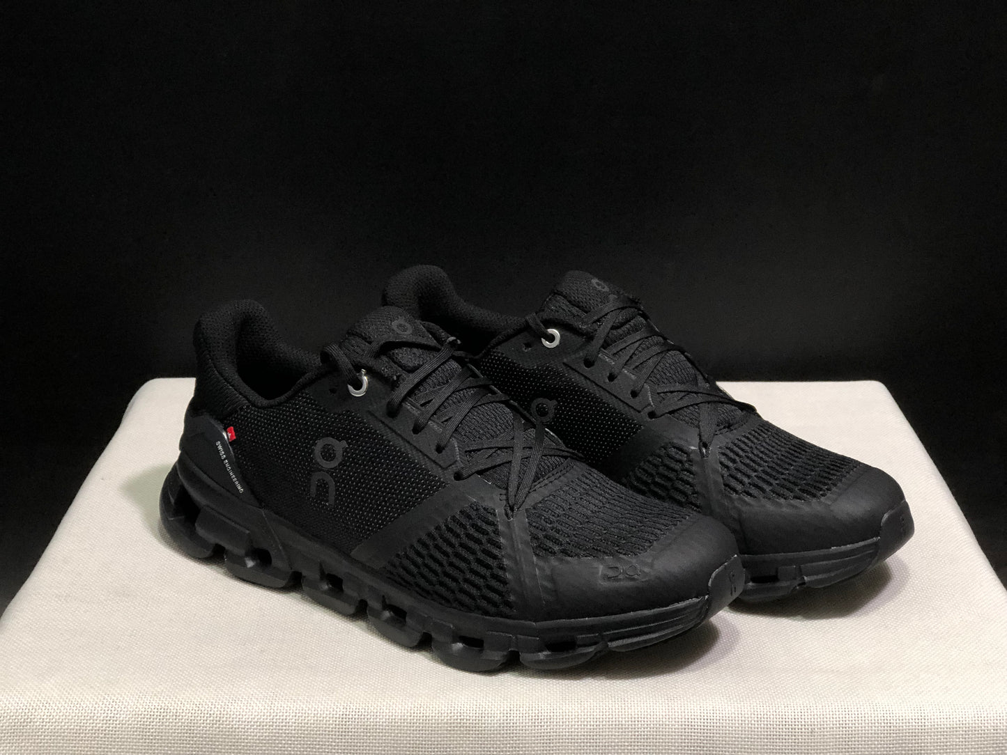 On Running Cloudflyer Shock-Absorbing Running Shoes All Black